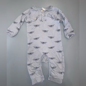 City Mouse Airplane Romper